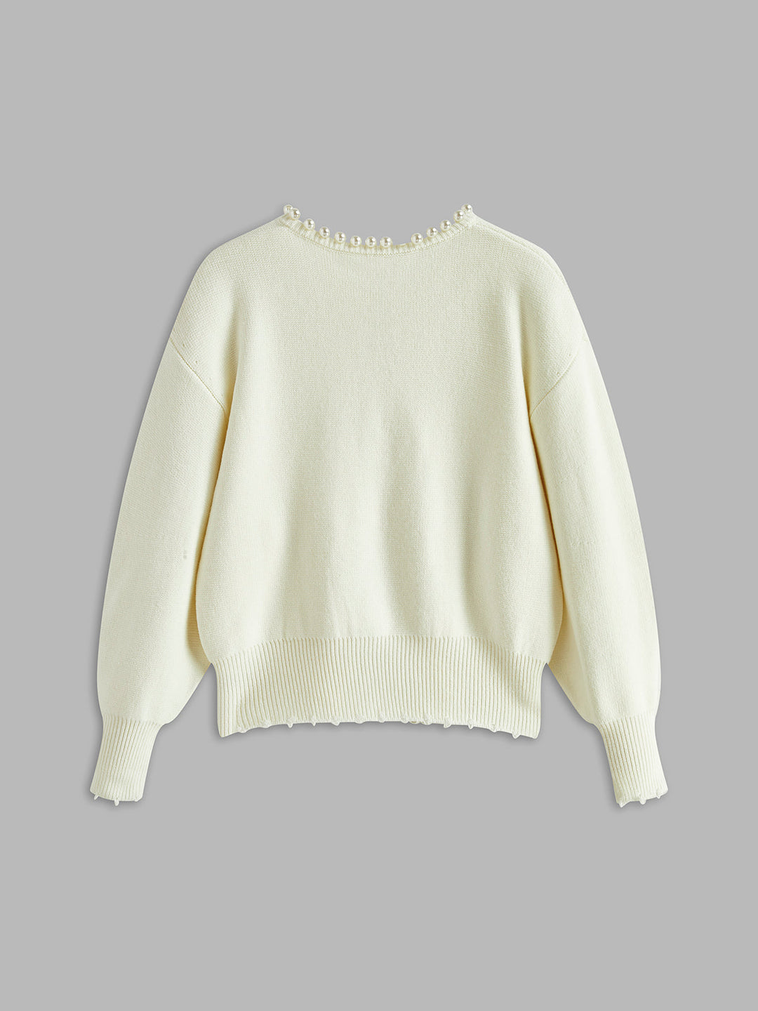 Stilla | Perle Cardigan Med Revne Kant