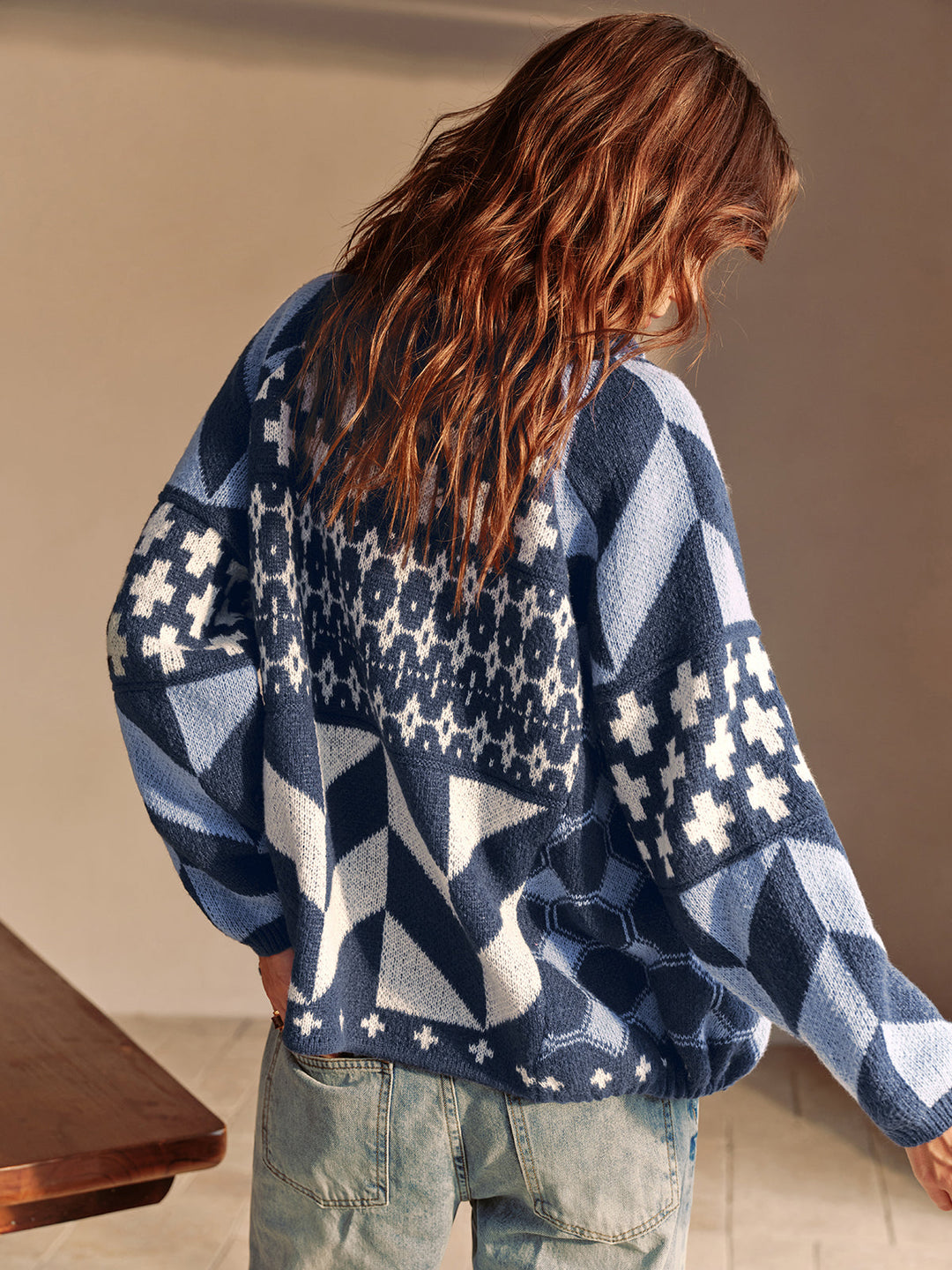 Stilla | Couture Boheme Trykt Piping Cozy Jakke Regulær Pasform Essential