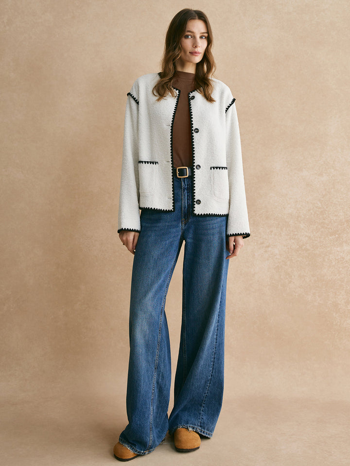 Stilla | Trim Minky Fleece Jakke