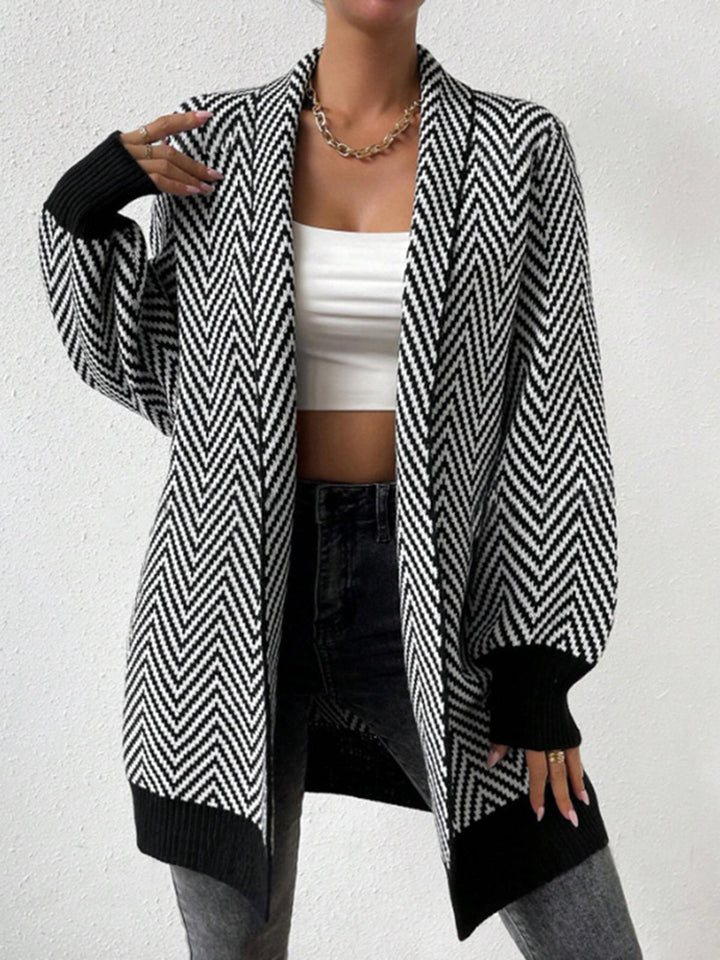 Stilla | Retro Strikjakke i Vintage-stil
