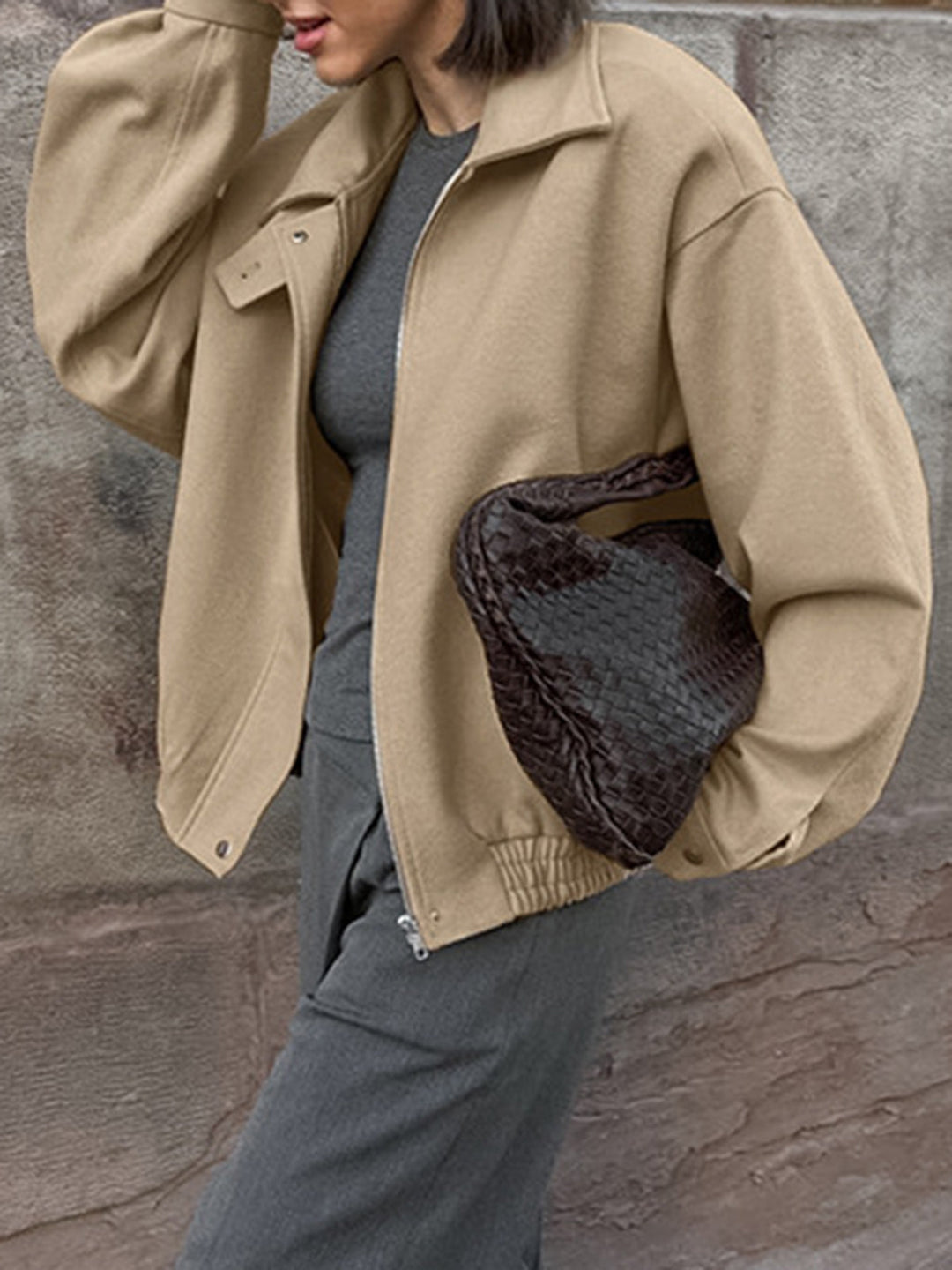 Stilla | Enkel Zip Polo Jakke