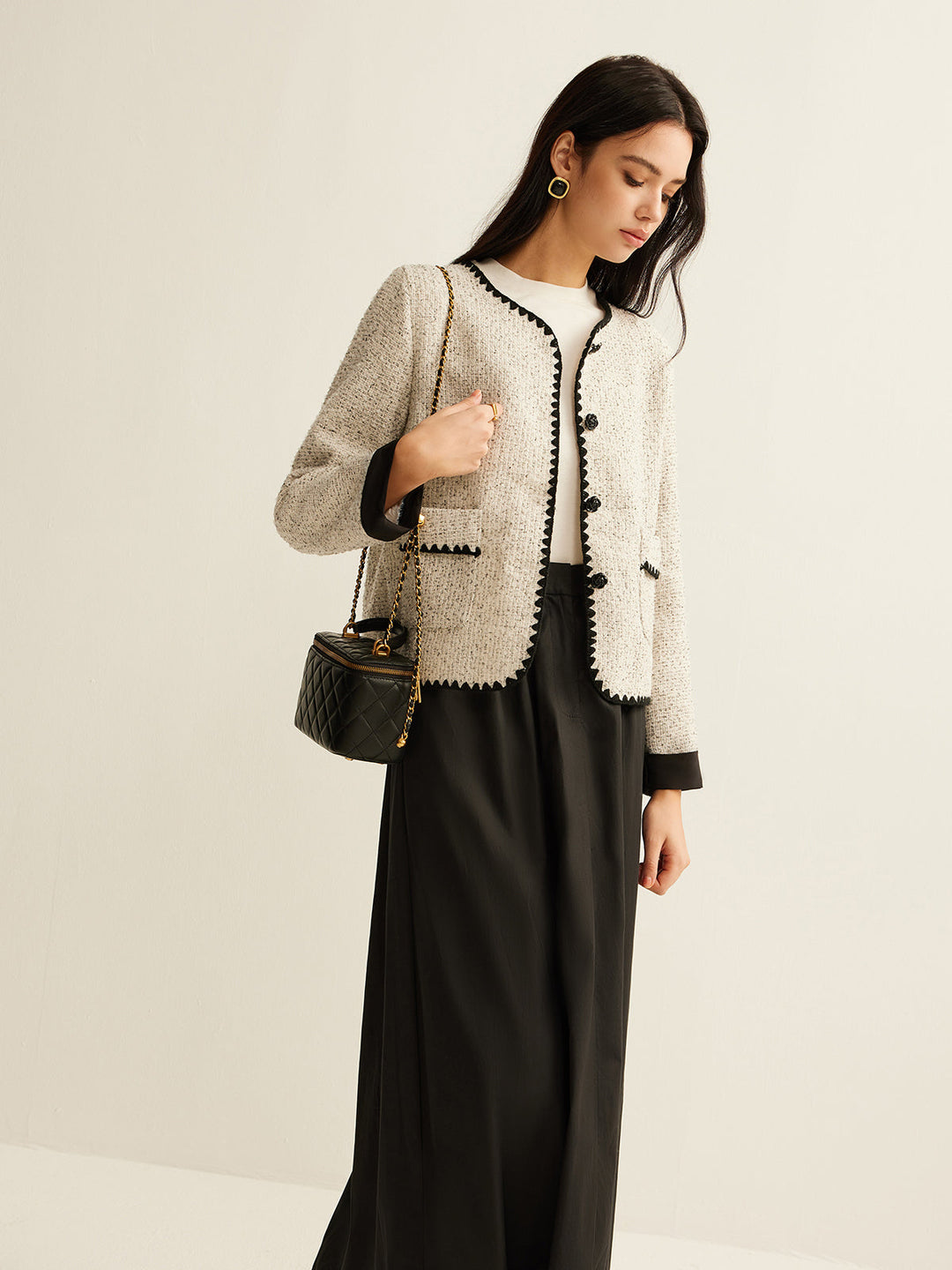 Stilla | Trim Tweed Kort Jakke