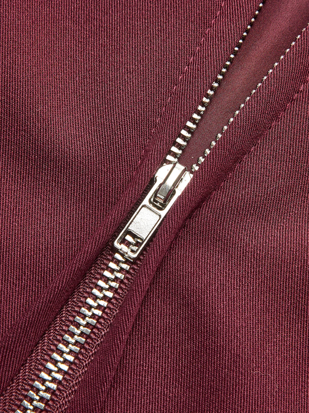 Stilla | Revers zip nederdel bourgogne jakke