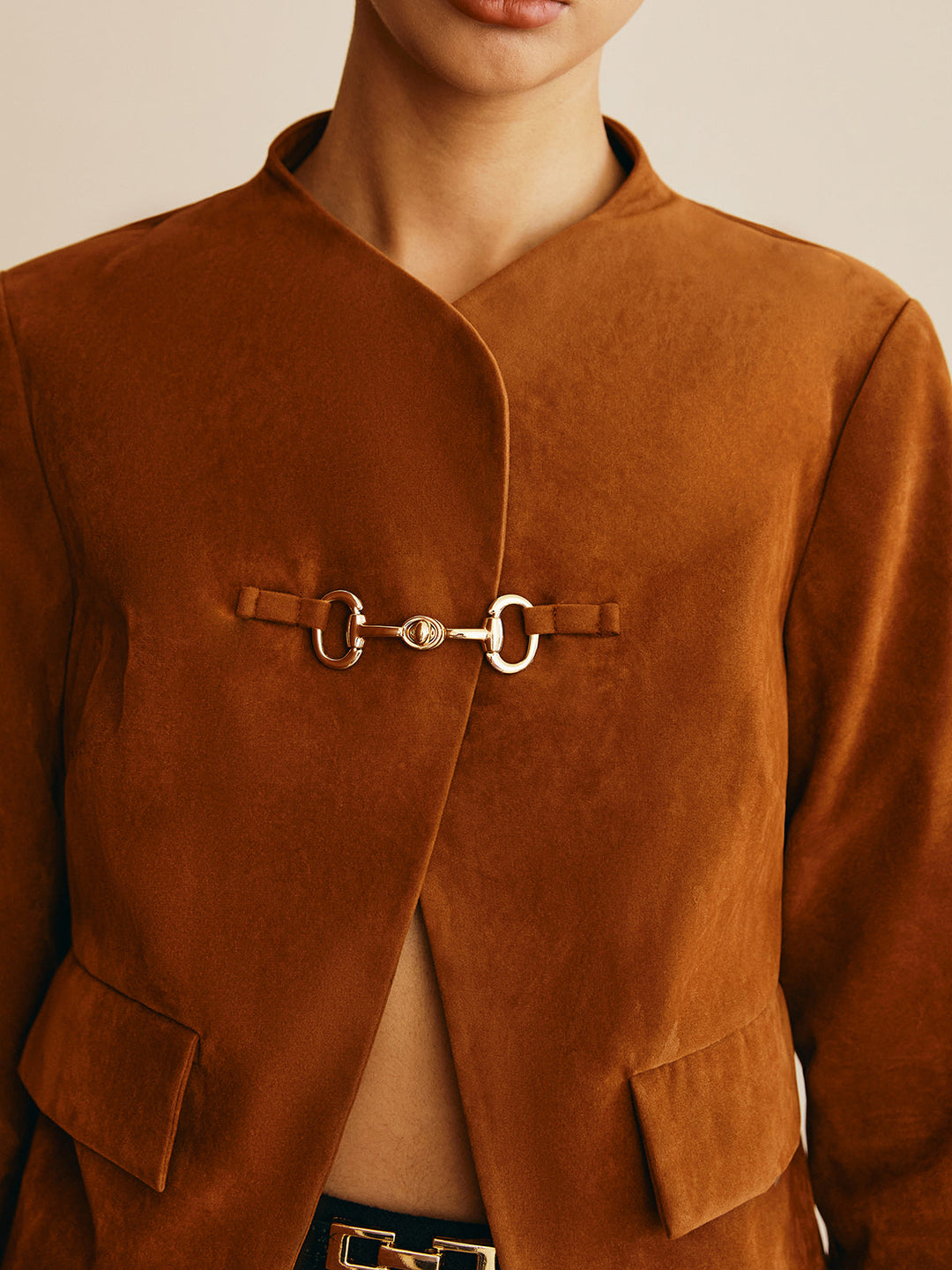 Stilla | Detalje Suede Jakke