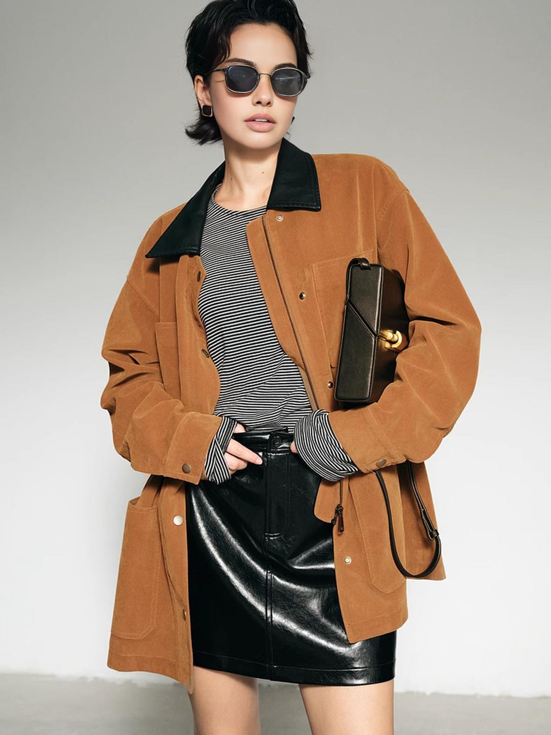 Stilla | Krave Oversized Suede Jakke