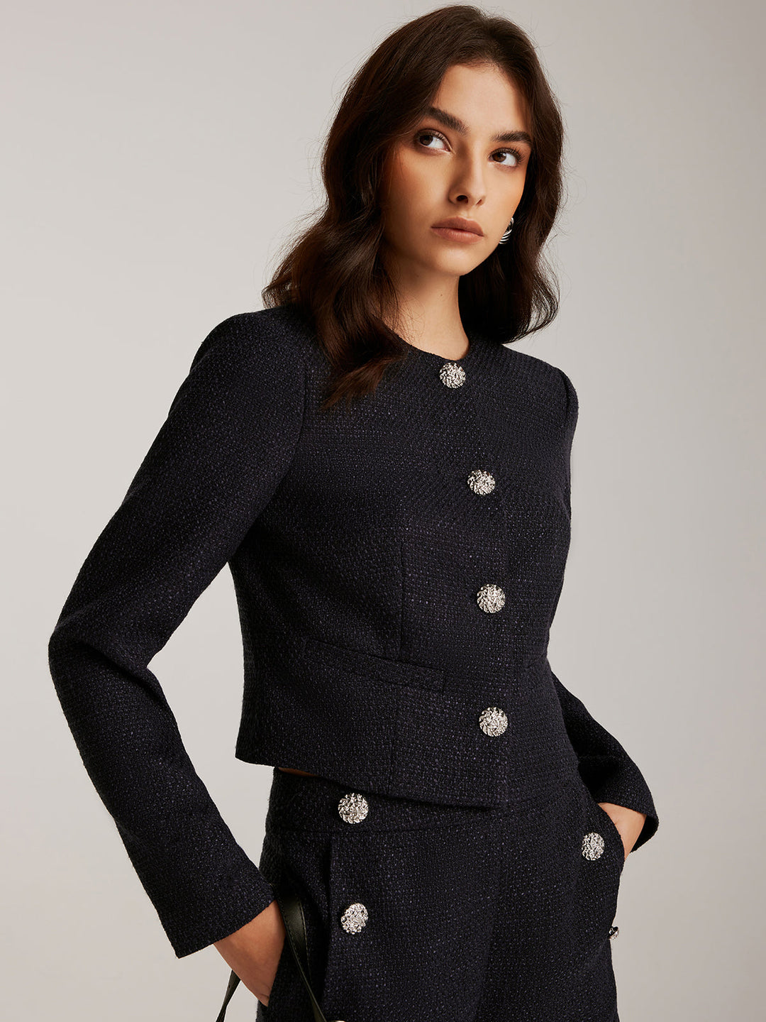 Stilla | Dunj Tweed Kortjakke