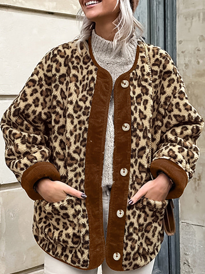 Stilla | Trim Minky Leopard Jakke