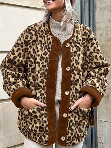Stilla | Trim Minky Leopard Jakke