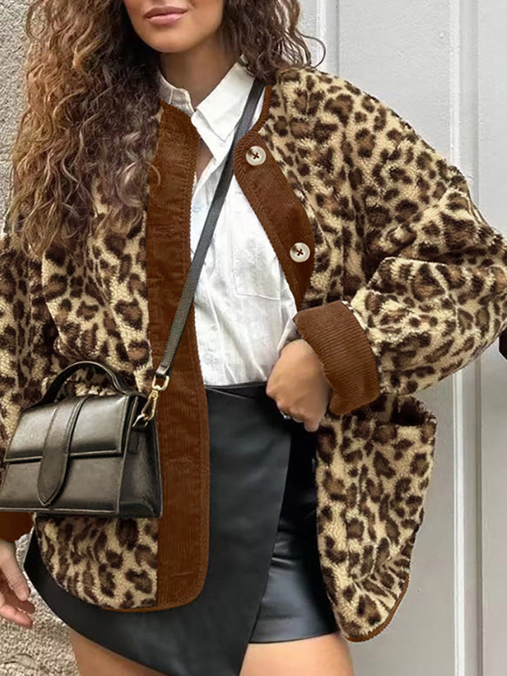 Stilla | Trim Minky Leopard Jakke