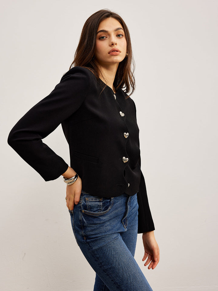 Stilla | Button Regular Fit Jakke