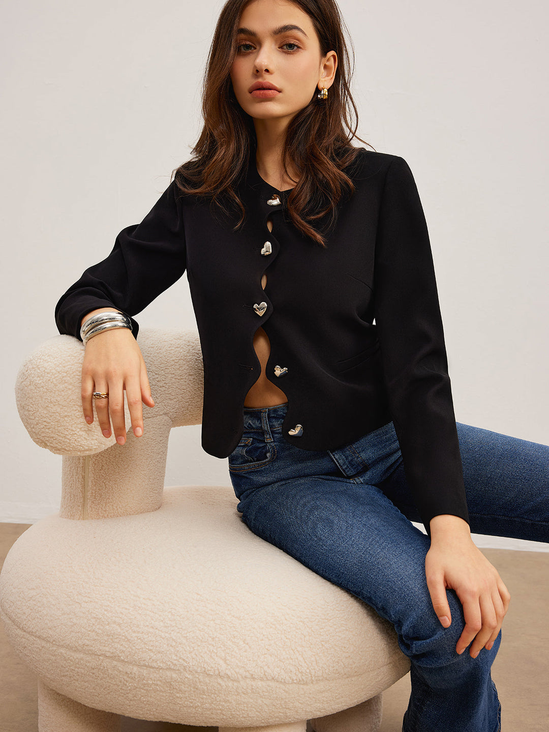 Stilla | Button Regular Fit Jakke