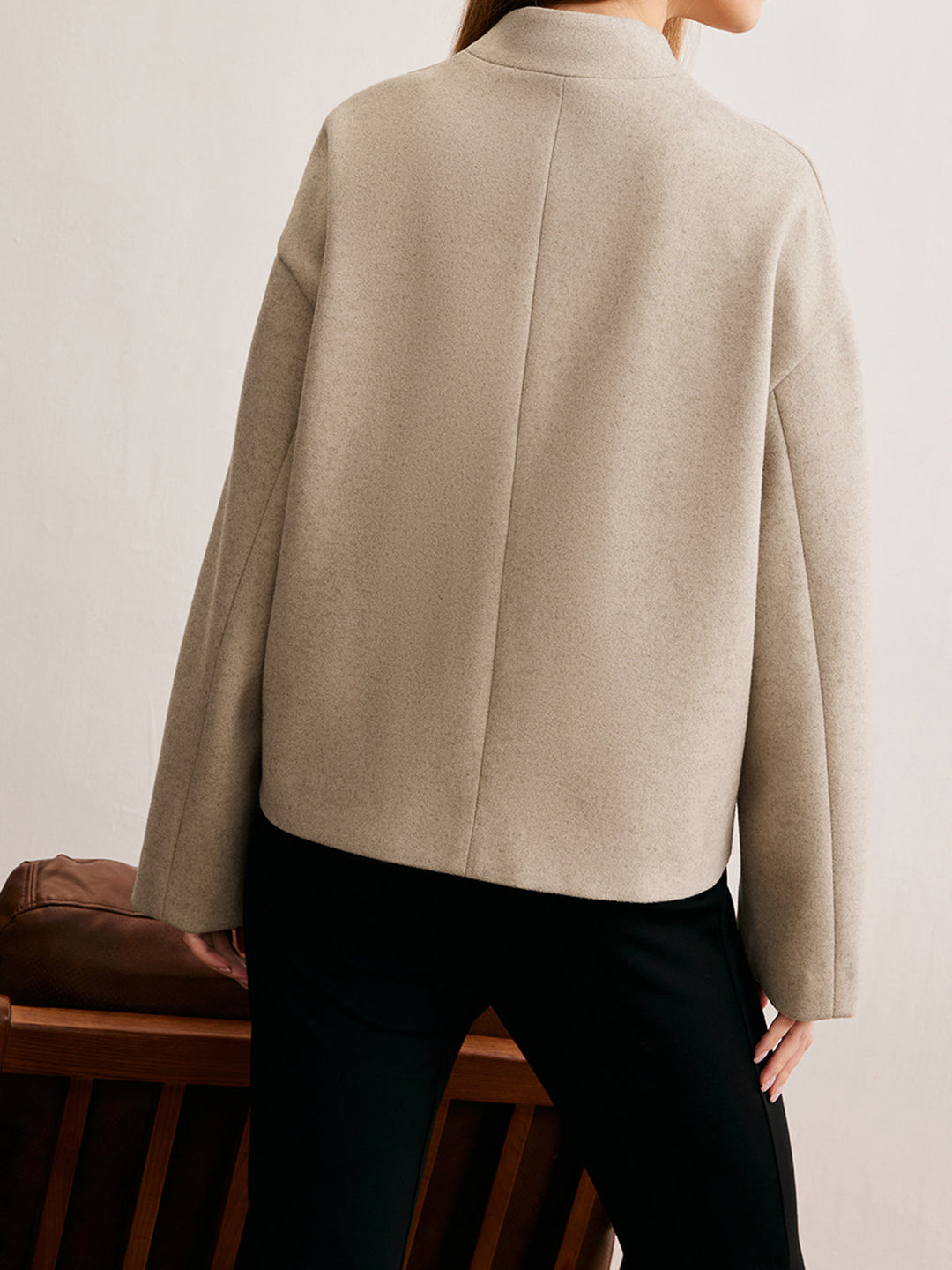 Stilla | Regular Fit Knap-Kardigan