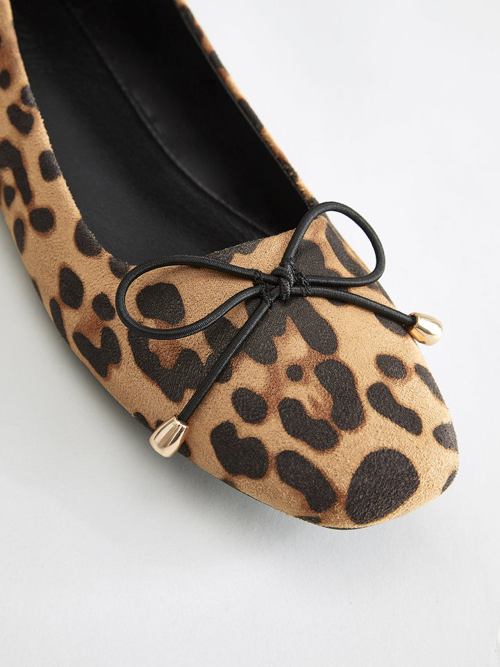 Skovae | Bue Dekor Leopard Print Ballerinaer