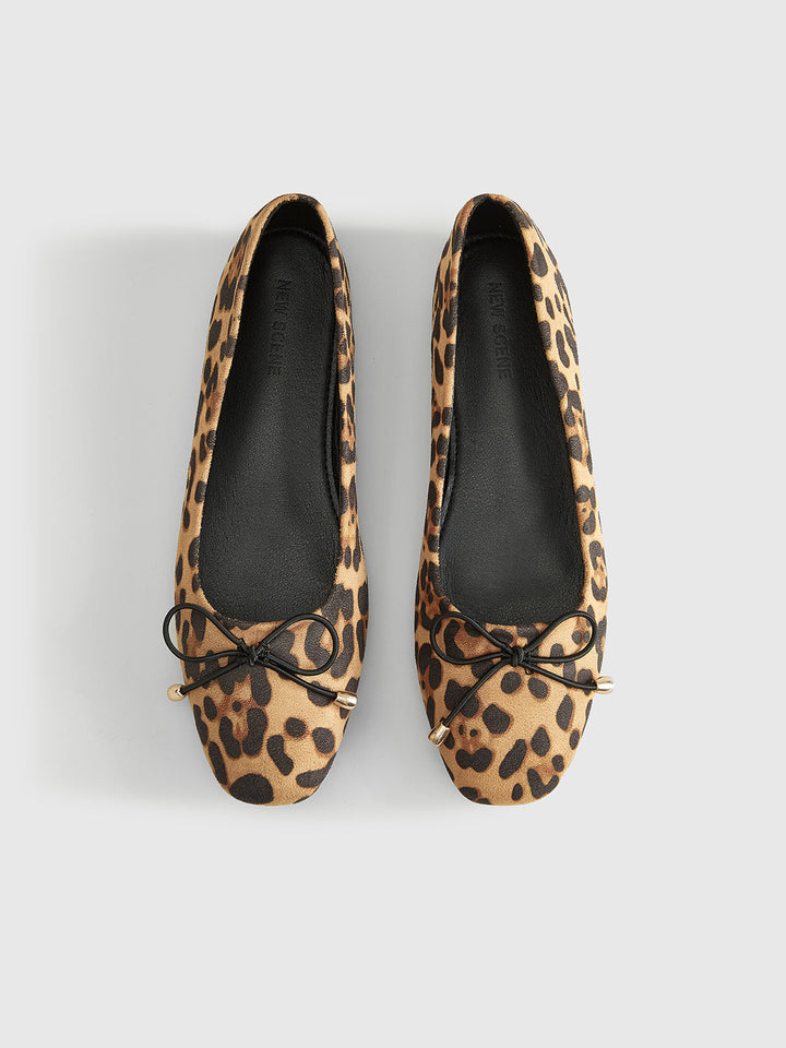 Skovae | Bue Dekor Leopard Print Ballerinaer