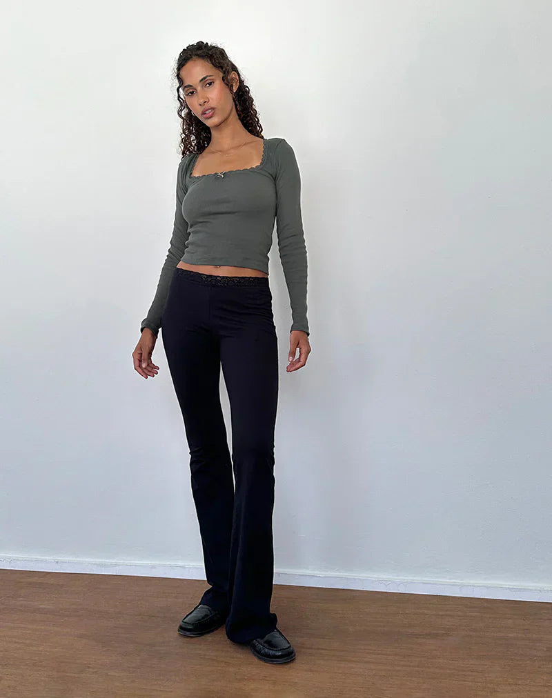 Stilla | Slim Skjorte med lange ærmer og vid udskæring