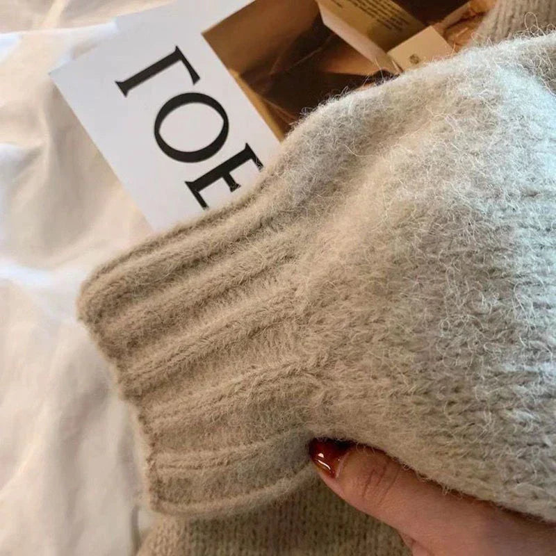 Stilla | Cardigan Plus Size Strik Åben Front Blød og Behagelig