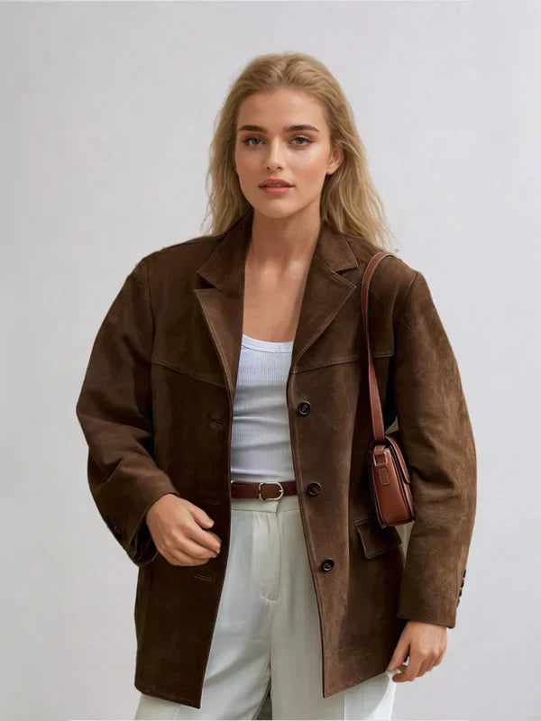 Stilla | Blazer i Ruskind