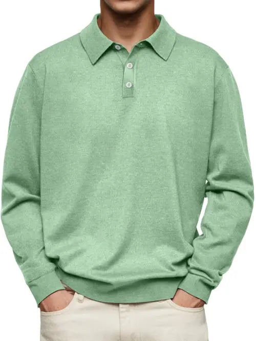 Stilla | Langærmet Polo Shirt Mænd