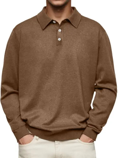 Stilla | Langærmet Polo Shirt Mænd