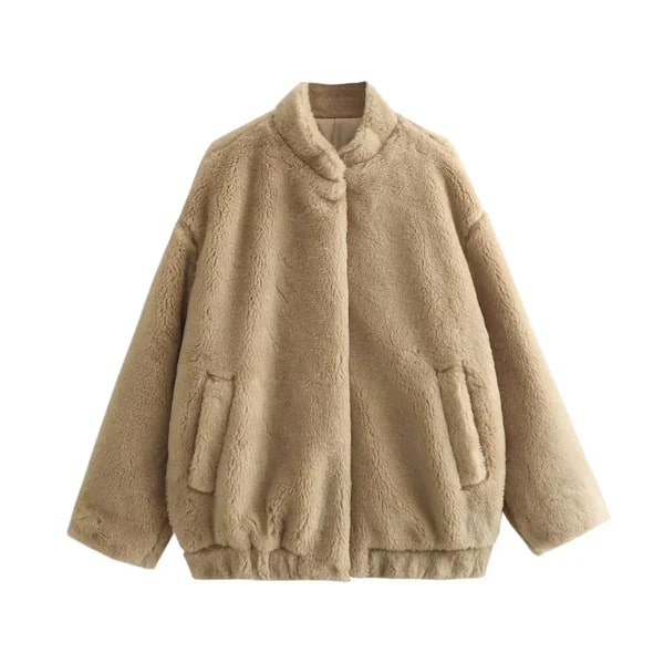 Stilla | Oversized Teddy Frakke til Damer