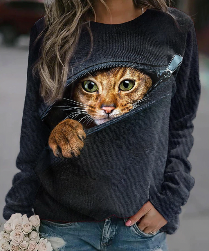 Stilla | Dame Sweatshirt Med Print
