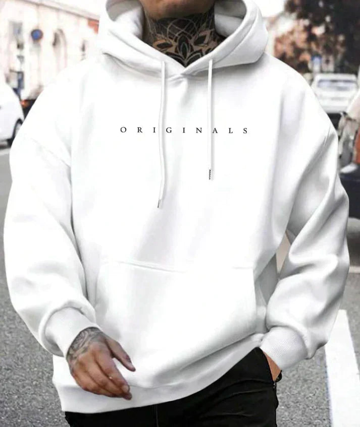 Stilla | Streetwear Efterårs Hoodie med Hætte til Mænd