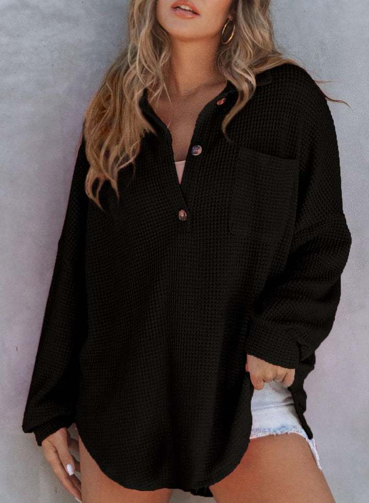 Stilla | Struktureret strikpullover