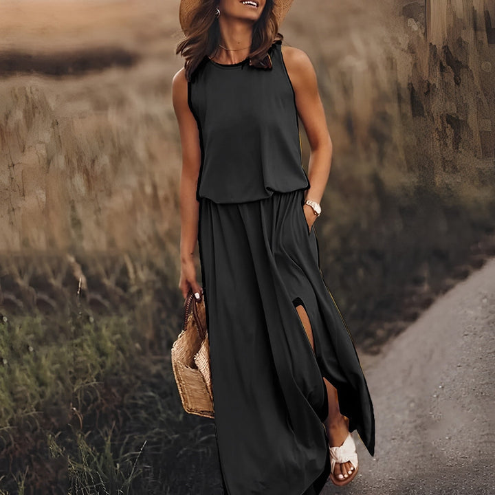 Stilla | Elegant farverigt kjole