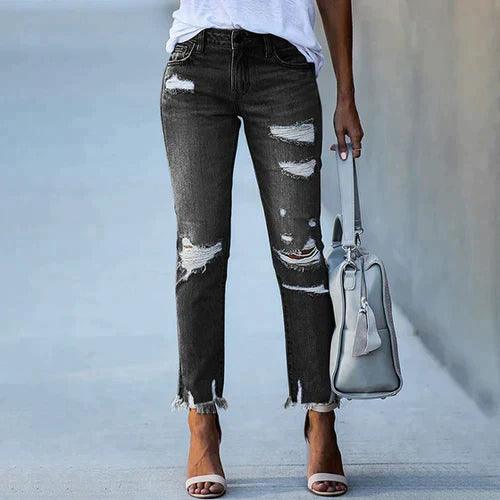 Stilla | Trendy Ripped Jeans Bukser