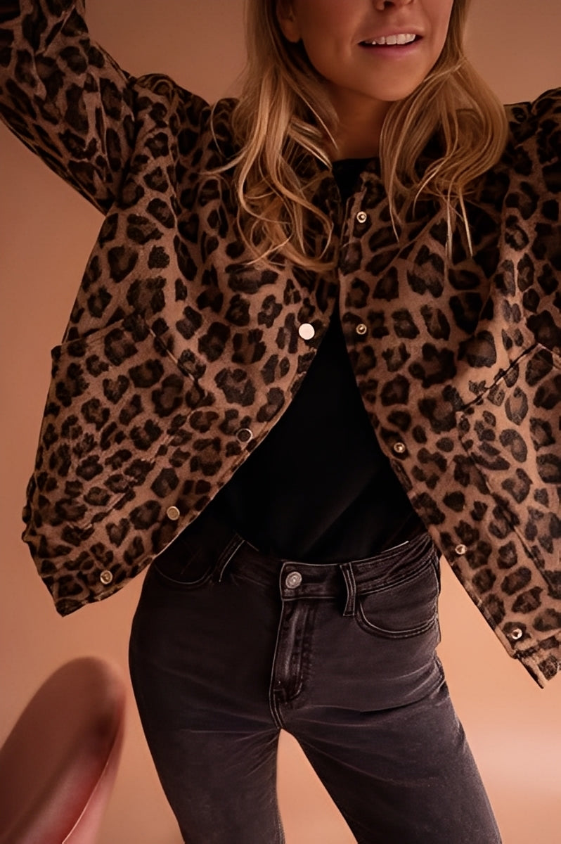 Stilla | Bomber Leopardmønster