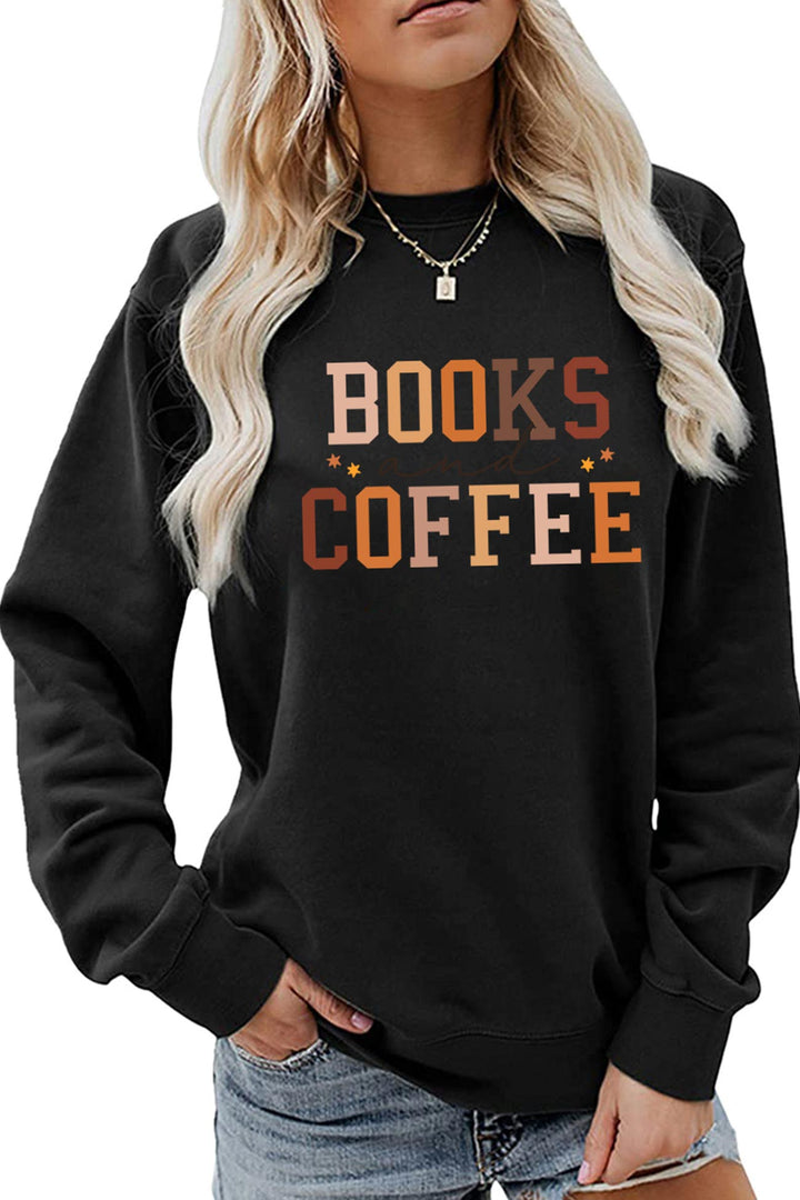 Stilla | Bøger Café Bogstaver Trykte Sweatshirts