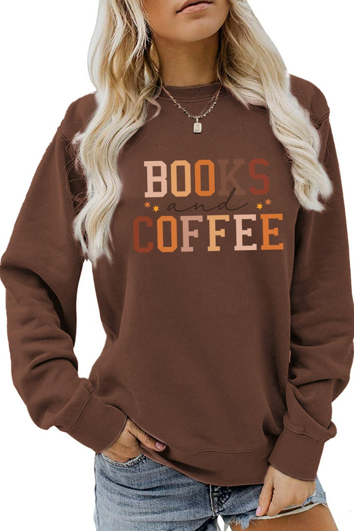 Stilla | Bøger Café Bogstaver Trykte Sweatshirts