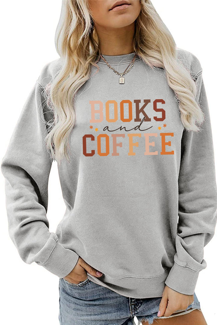 Stilla | Bøger Café Bogstaver Trykte Sweatshirts