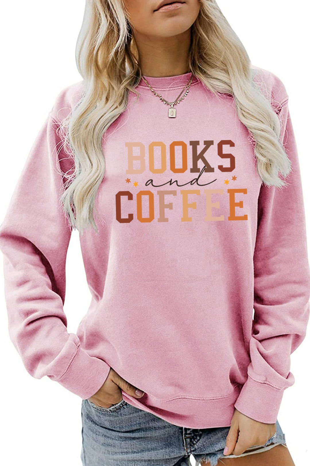 Stilla | Bøger Café Bogstaver Trykte Sweatshirts