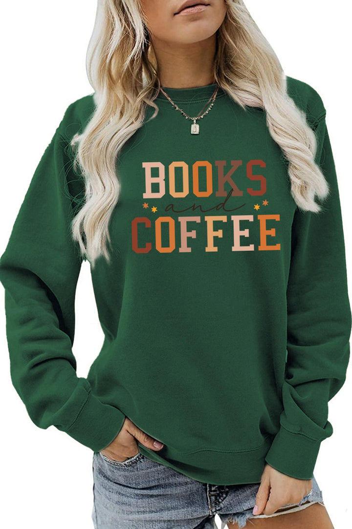 Stilla | Bøger Café Bogstaver Trykte Sweatshirts