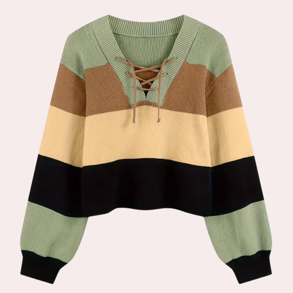 Stilla | Elegant Afkortet Sweater til Kvinder