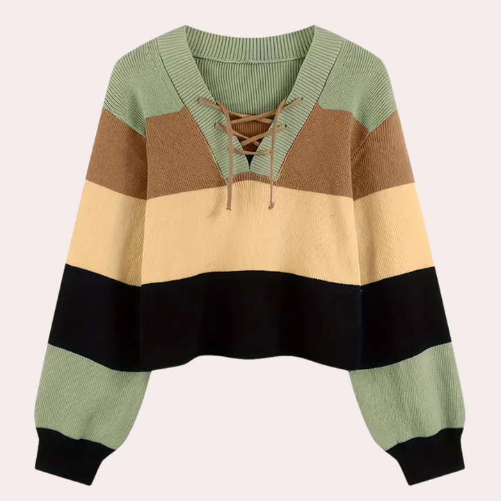 Stilla | Elegant Afkortet Sweater til Kvinder