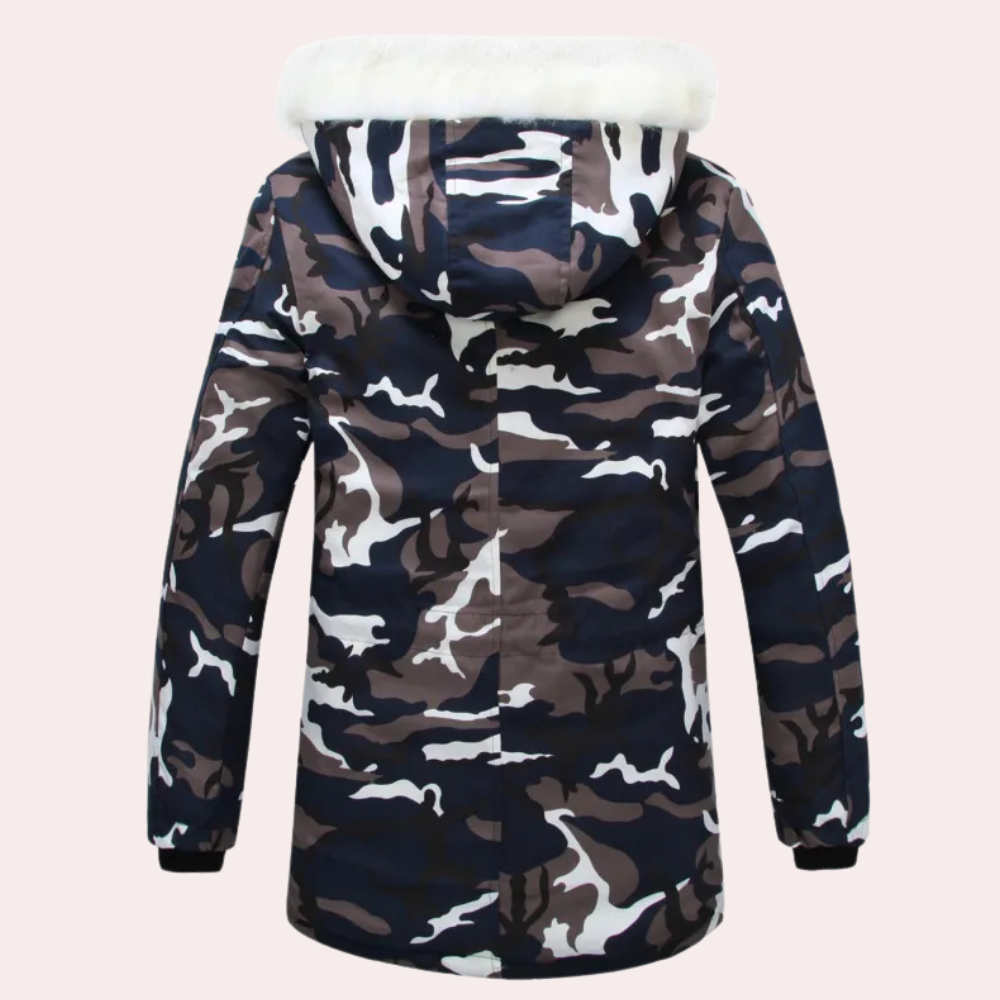 Stilla | Varm Camouflagejakke til Mænd