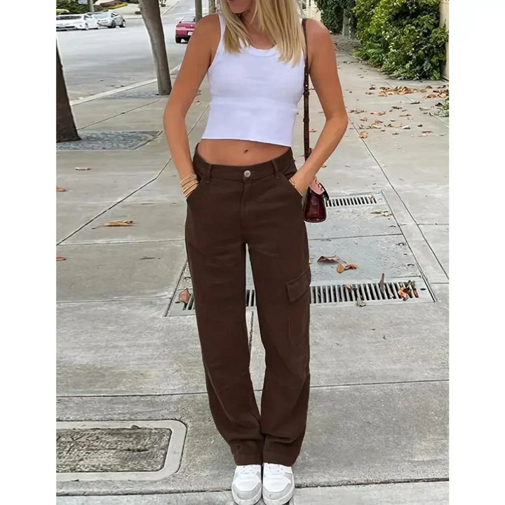 Stilla | Trendy Cargo Bukser Dame til Casual Outfits Og Komfort