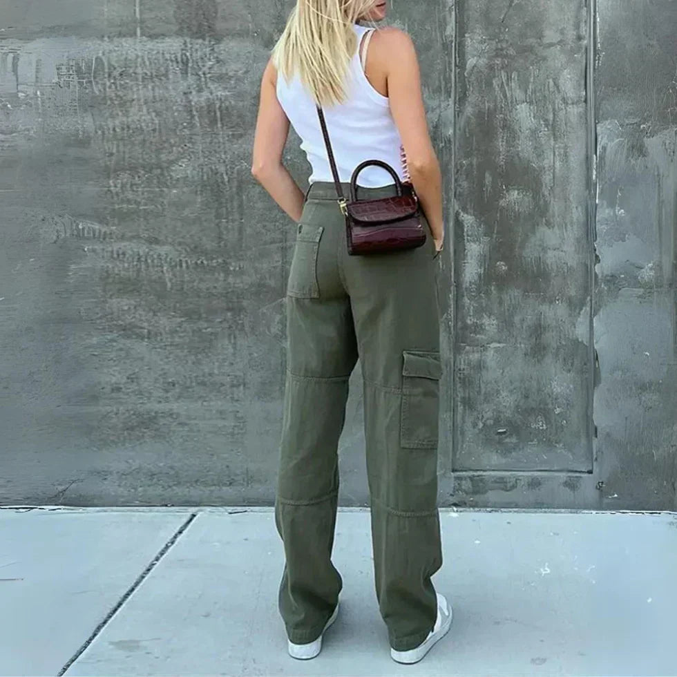 Stilla | Trendy Cargo Bukser Dame til Casual Outfits Og Komfort