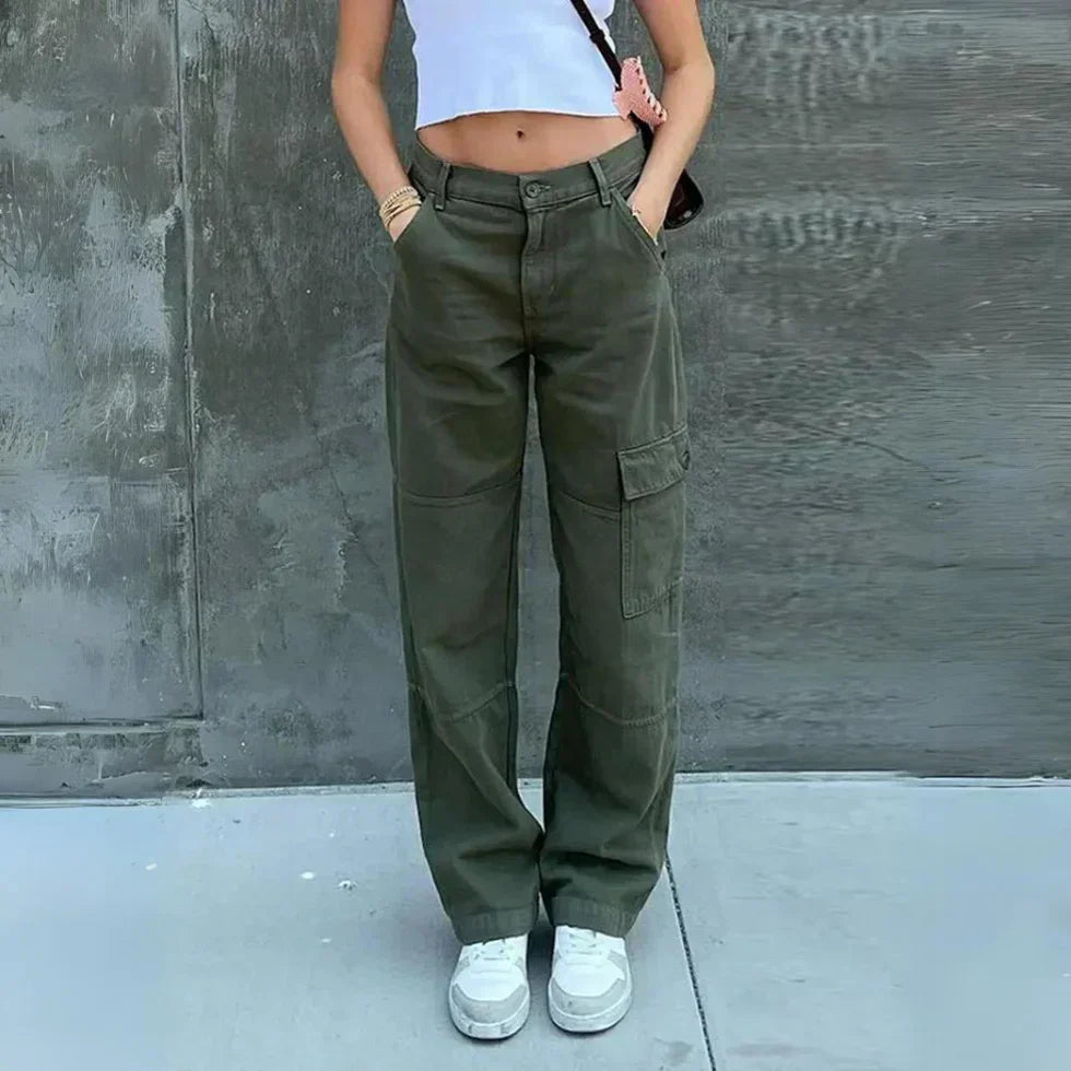 Stilla | Trendy Cargo Bukser Dame til Casual Outfits Og Komfort