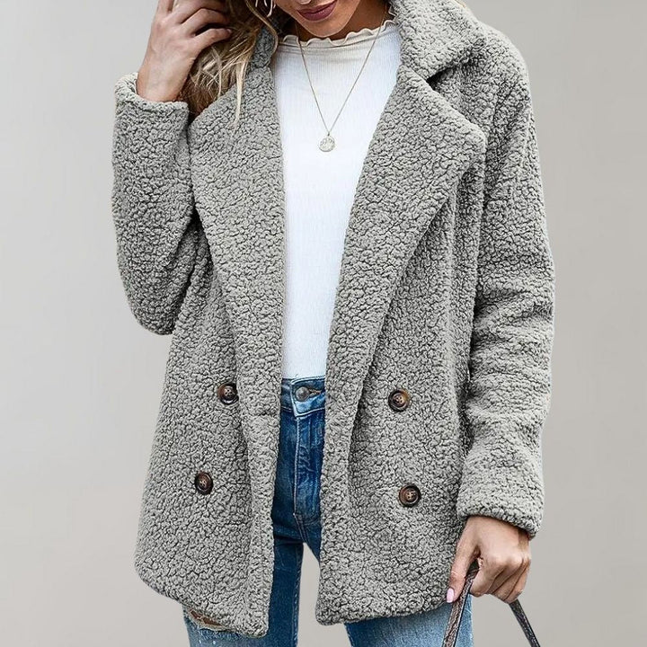 Stilla | Dame Teddy Oversized Jakke