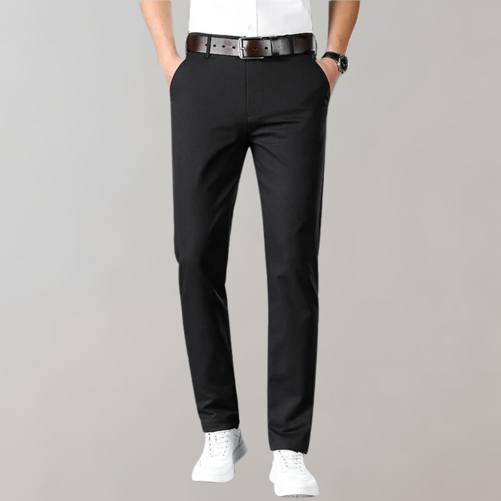 Stilla | Chinos Slim Fit Bomuldsblanding Flad Front Business Casual Stil
