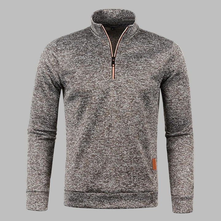 Stilla | Herre sommerpullover med lynlås