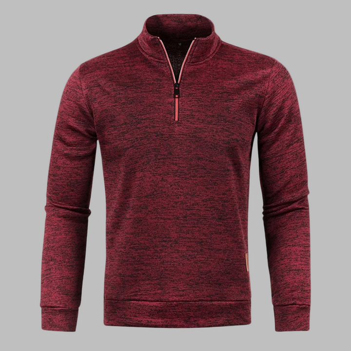 Stilla | Herre sommerpullover med lynlås