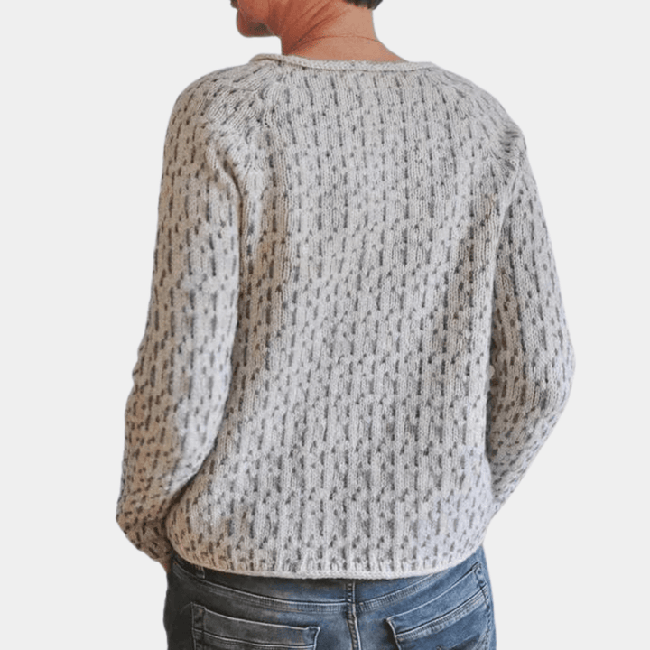 Stilla | Trendy Multifarvet Baggy Sweater