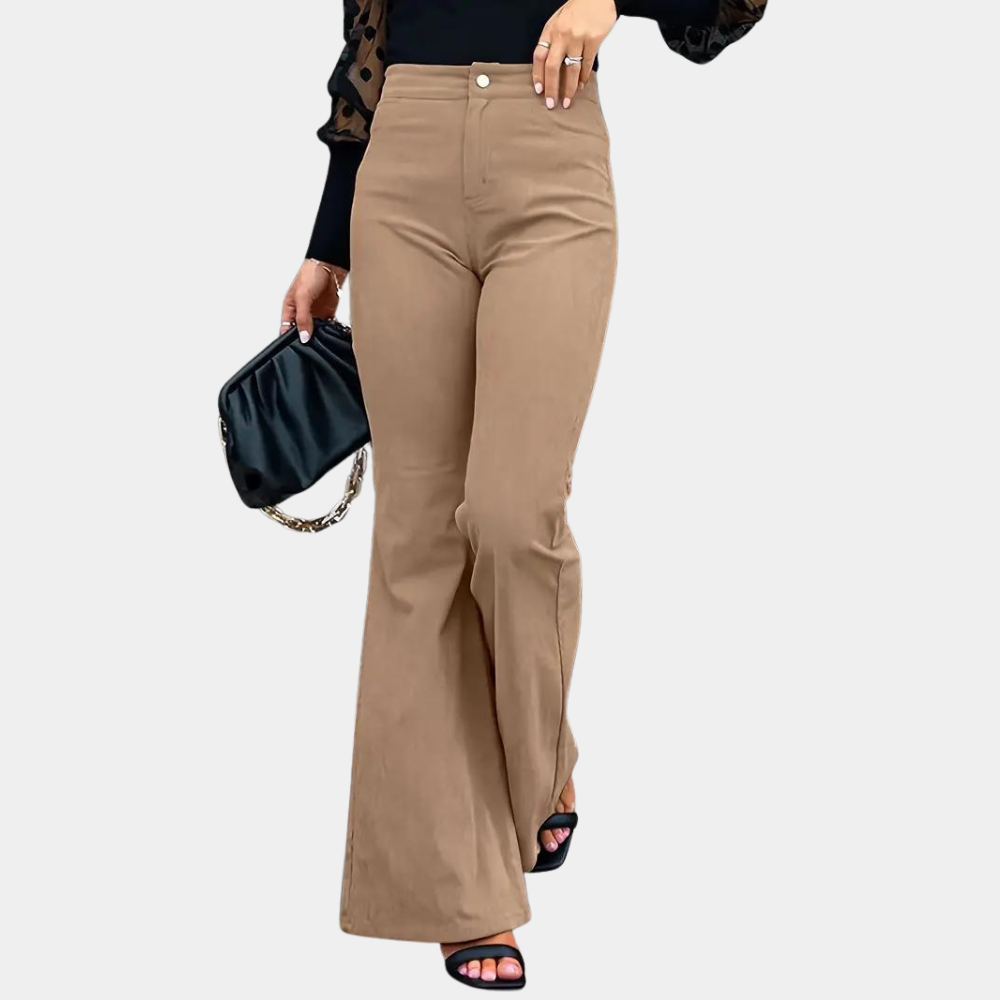 Stilla | Damebukser Sort Regular Fit Elegant