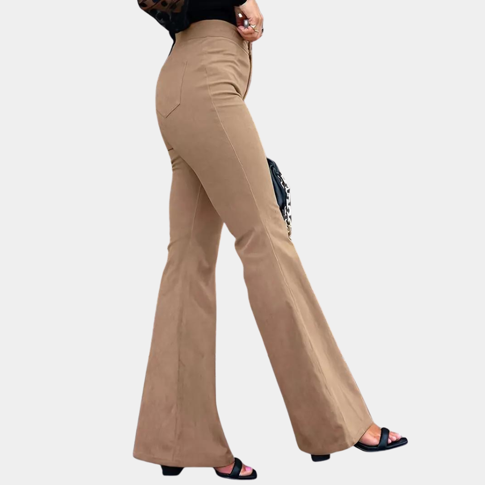 Stilla | Damebukser Sort Regular Fit Elegant
