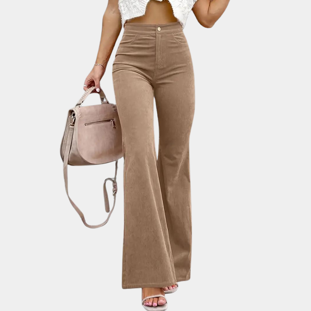Stilla | Damebukser Sort Regular Fit Elegant