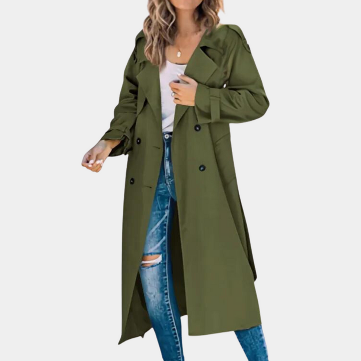 Stilla | Elegant Dames Trenchcoat, Der Sikrer En Raffineret Stil